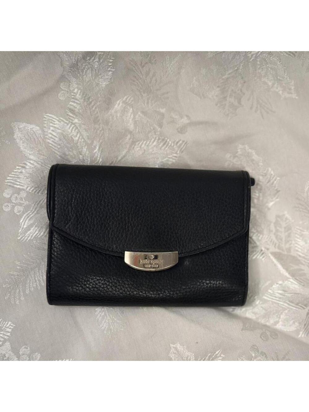 Kate Spade New York leather trifold wallet